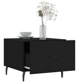 VidaXL Salontafels 2 st 50x50x40 cm bewerkt hout zwart