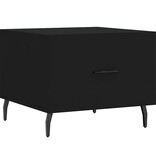 VidaXL Salontafels 2 st 50x50x40 cm bewerkt hout zwart