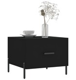 VidaXL Salontafels 2 st 50x50x40 cm bewerkt hout zwart