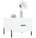 VidaXL Salontafels 2 st 50x50x40 cm bewerkt hout wit