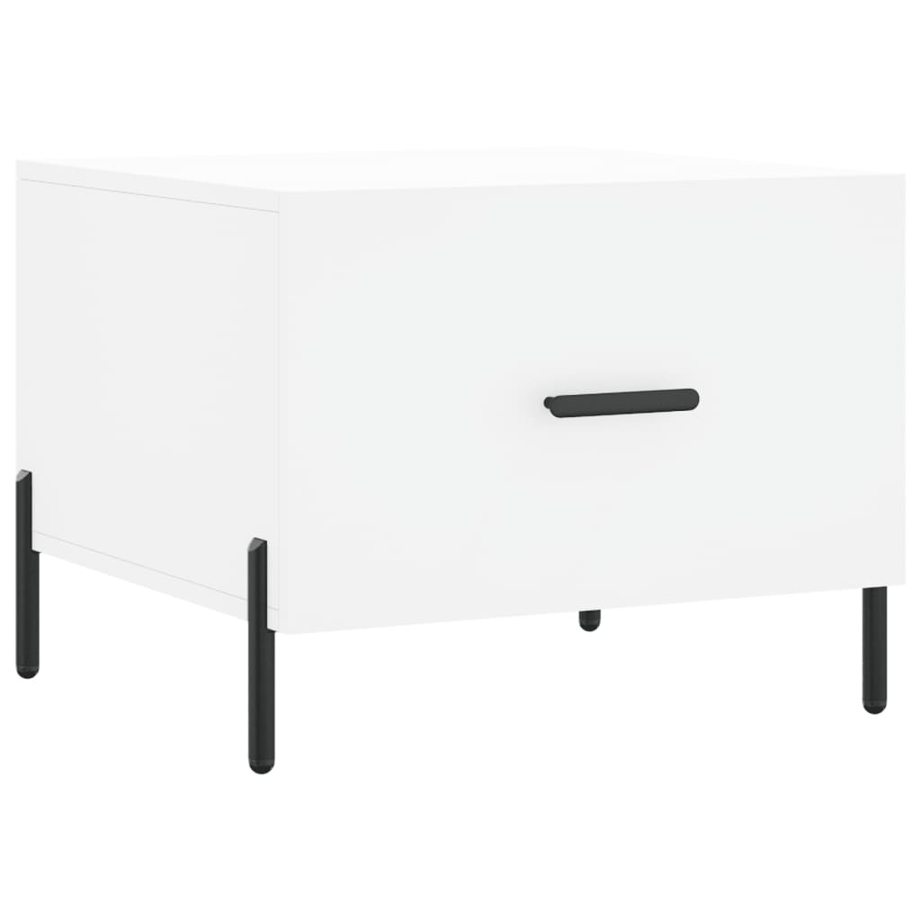 VidaXL Salontafels 2 st 50x50x40 cm bewerkt hout wit