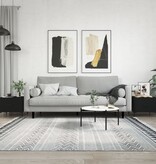 VidaXL Salontafels 2 st 50x50x40 cm bewerkt hout zwart