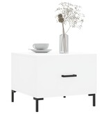 VidaXL Salontafels 2 st 50x50x40 cm bewerkt hout wit