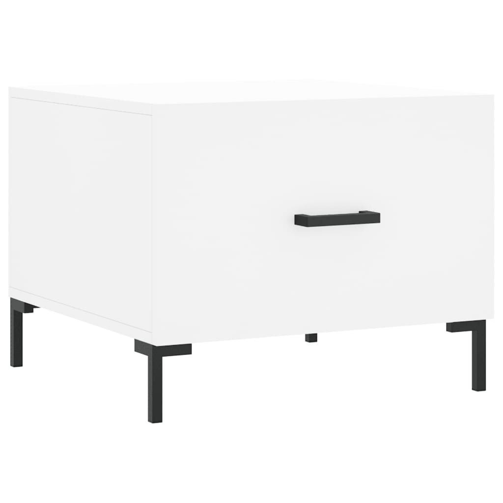 VidaXL Salontafels 2 st 50x50x40 cm bewerkt hout wit