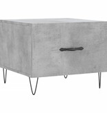 VidaXL Salontafels 2 st 50x50x40 cm bewerkt hout betongrijs