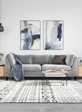 VidaXL Salontafels 2 st 50x50x40 cm bewerkt hout sonoma eikenkleurig