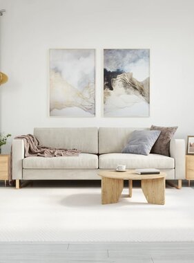 VidaXL Salontafels 2 st 50x50x40 cm bewerkt hout sonoma eikenkleurig