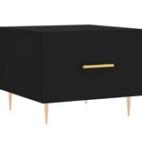 VidaXL Salontafels 2 st 50x50x40 cm bewerkt hout zwart