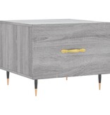 VidaXL Salontafels 2 st 50x50x40 cm bewerkt hout grijs sonoma eiken