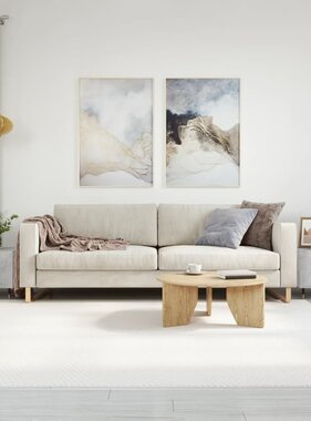 VidaXL Salontafels 2 st 50x50x40 cm bewerkt hout betongrijs