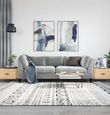 VidaXL Salontafels 2 st 50x50x40 cm bewerkt hout sonoma eikenkleurig