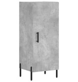 VidaXL Dressoir 34,5x34x90 cm bewerkt hout betongrijs