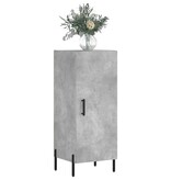 VidaXL Dressoir 34,5x34x90 cm bewerkt hout betongrijs