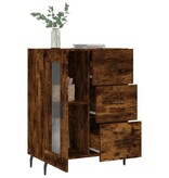 VidaXL Dressoir 69,5x34x90 cm bewerkt hout gerookt eikenkleurig