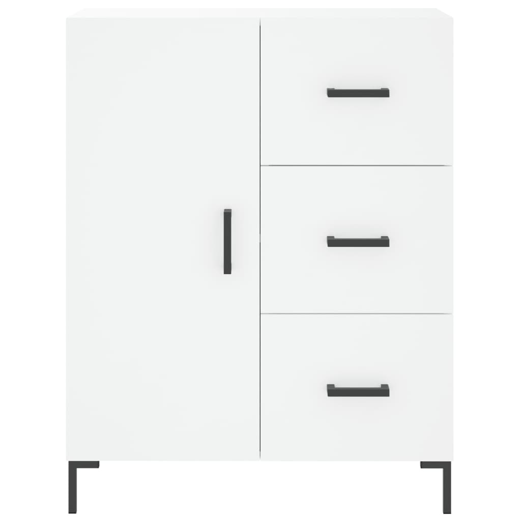 VidaXL Dressoir 69,5x34x90 cm bewerkt hout wit