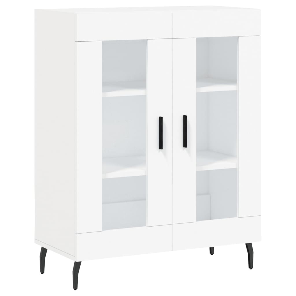 VidaXL Dressoir 69,5x34x90 cm bewerkt hout wit