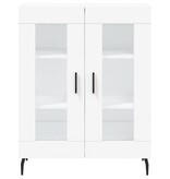 VidaXL Dressoir 69,5x34x90 cm bewerkt hout wit