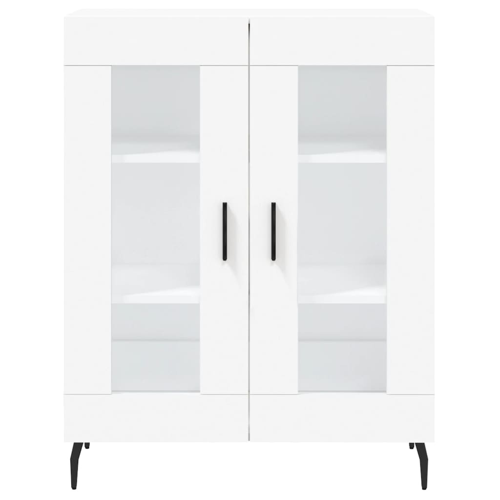 VidaXL Dressoir 69,5x34x90 cm bewerkt hout wit