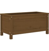 VidaXL Plantenbak 82,5x40x39 cm massief grenenhout honingbruin