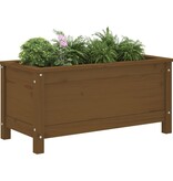 VidaXL Plantenbak 82,5x40x39 cm massief grenenhout honingbruin