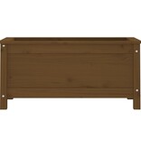 VidaXL Plantenbak 82,5x40x39 cm massief grenenhout honingbruin