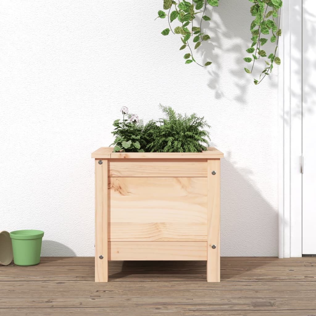 VidaXL Plantenbak 40x40x39 cm massief grenenhout
