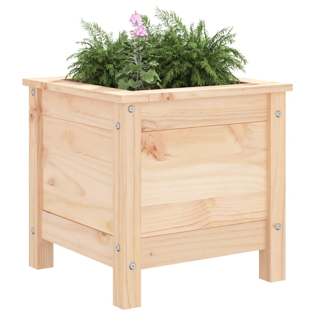 VidaXL Plantenbak 40x40x39 cm massief grenenhout