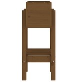 VidaXL Plantenbak 62x30x69 cm massief grenenhout honingbruin
