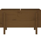 VidaXL Plantenbak verhoogd 101x50x57 cm massief grenenhout honingbruin