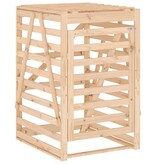 Containerberging 84x90x128,5 cm massief grenenhout