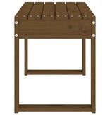 Tuinbank 80x38x45 cm massief grenenhout honingbruin