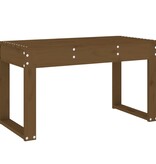 Tuinbank 80x38x45 cm massief grenenhout honingbruin