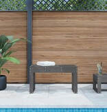 Tuinbank 80x38x45 cm massief grenenhout grijs