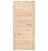 Schuifdeur 90x1,8x204,5 cm massief grenenhout