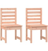 VidaXL Tuinstoelen 2 st 40,5x48x91,5 cm massief douglashout