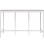 VidaXL Bartafel 180x80x110 cm massief grenenhout wit