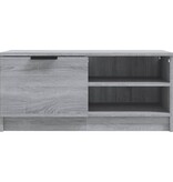 vidaXL Tv-meubel 80x35x36,5 cm bewerkt hout grijs sonoma eikenkleurig