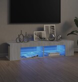 vidaXL Tv-meubel met LED-verlichting 135x39x30 cm grijs sonoma eiken
