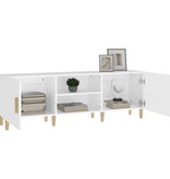 VidaXL Tv-meubel 150x30x50 cm bewerkt hout wit