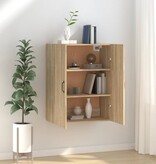 VidaXL Hangkast 69,5x34x90 cm bewerkt hout sonoma eikenkleurig