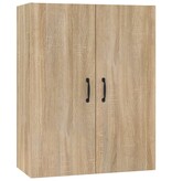 VidaXL Hangkast 69,5x34x90 cm bewerkt hout sonoma eikenkleurig