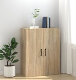 VidaXL Hangkast 69,5x34x90 cm bewerkt hout sonoma eikenkleurig