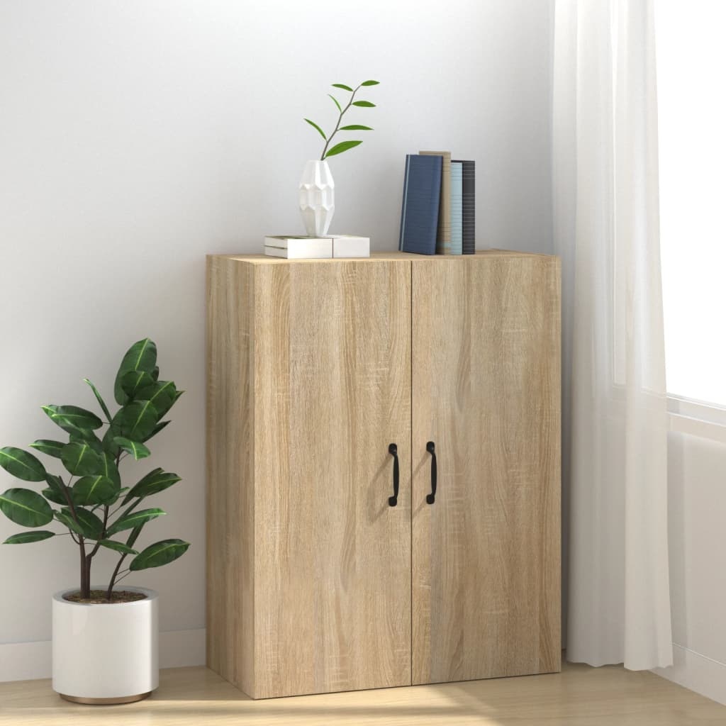 VidaXL Hangkast 69,5x34x90 cm bewerkt hout sonoma eikenkleurig