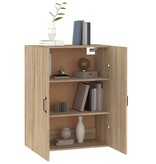 VidaXL Hangkast 69,5x34x90 cm bewerkt hout sonoma eikenkleurig