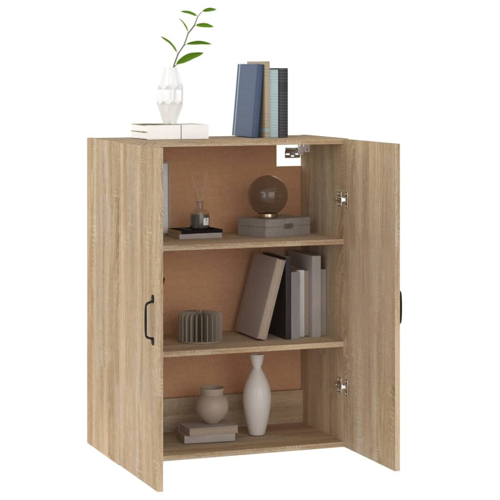 VidaXL Hangkast 69,5x34x90 cm bewerkt hout sonoma eikenkleurig