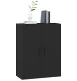 VidaXL Hangkast 69,5x34x90 cm bewerkt hout zwart