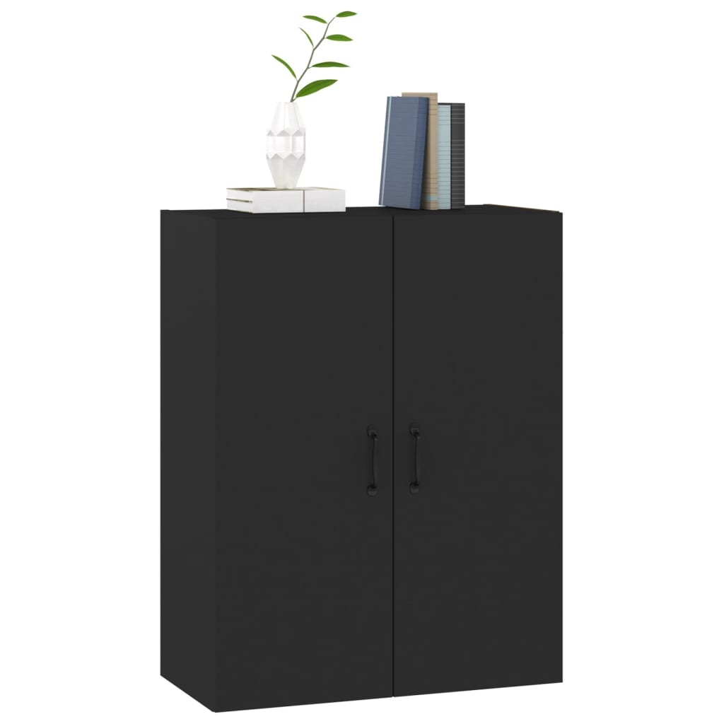 VidaXL Hangkast 69,5x34x90 cm bewerkt hout zwart