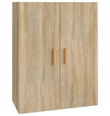 VidaXL Hangkast 69,5x34x90 cm sonoma eikenkleurig