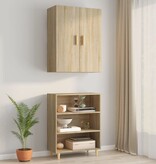 VidaXL Hangkast 69,5x34x90 cm sonoma eikenkleurig