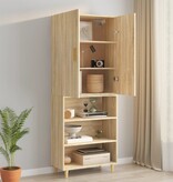 VidaXL Hangkast 69,5x34x90 cm sonoma eikenkleurig